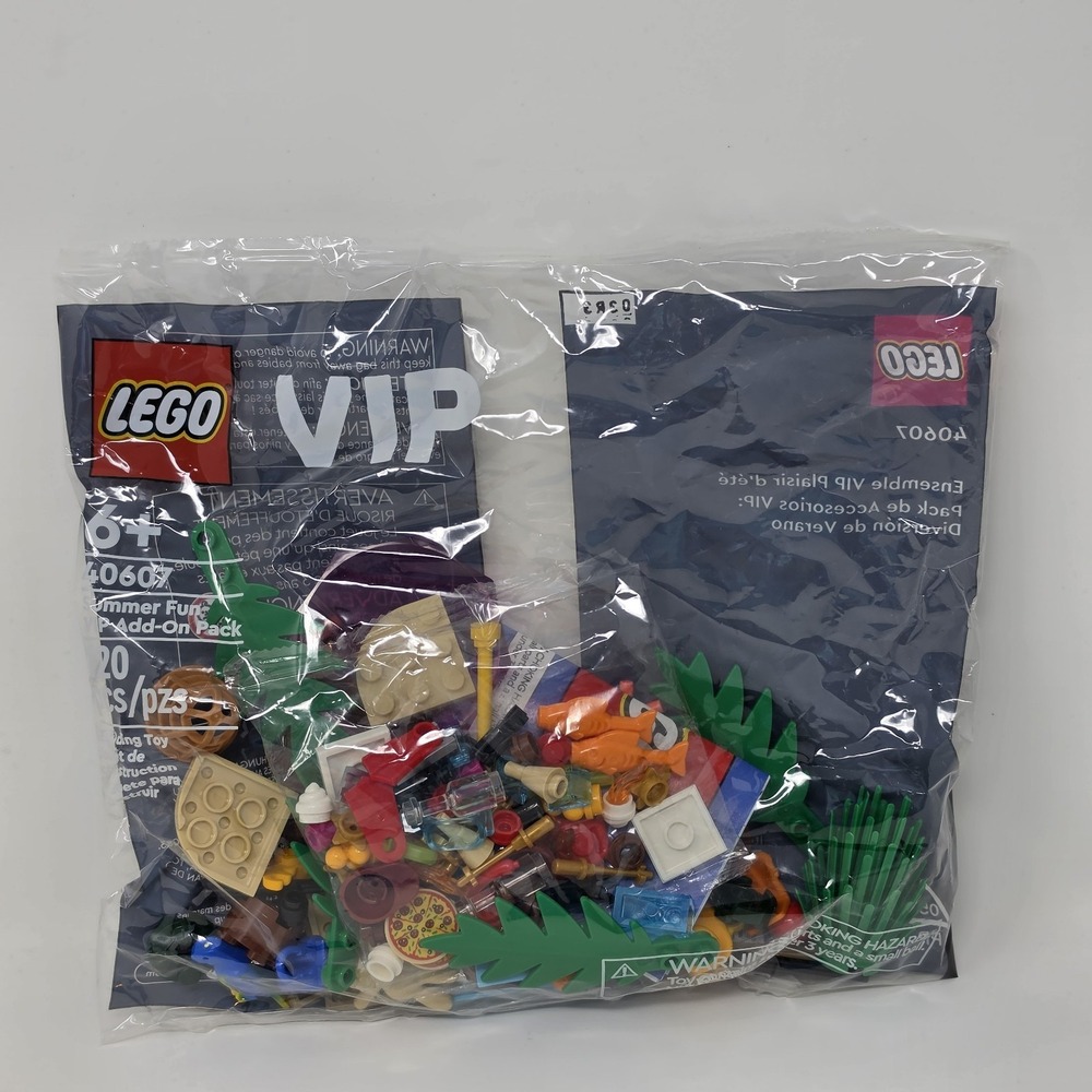 New! LEGO VIP 40607 Summer Fun Add-On Pack - 120 pieces